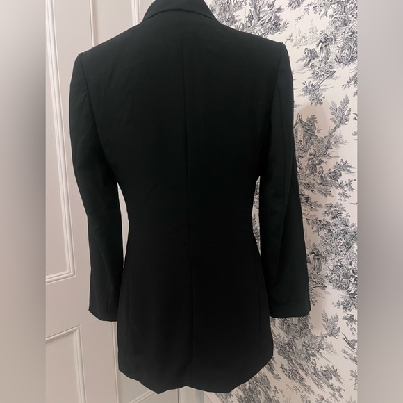 Banana republic Black Women's Blazer size 6l wool - Picture 3 of 7